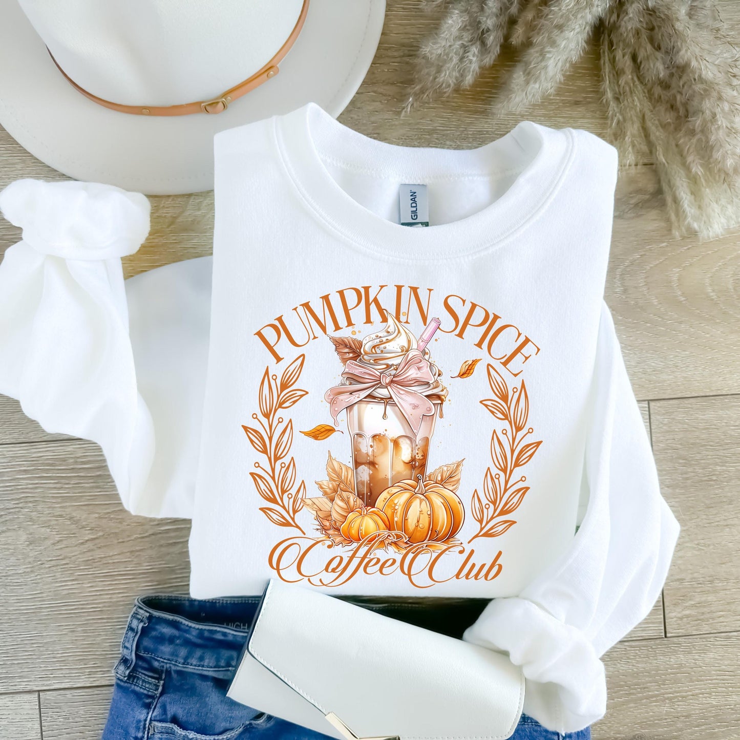 Pumpkin Spice Sweatshirt | Fall Pullover | Coffee Lover Shirt |