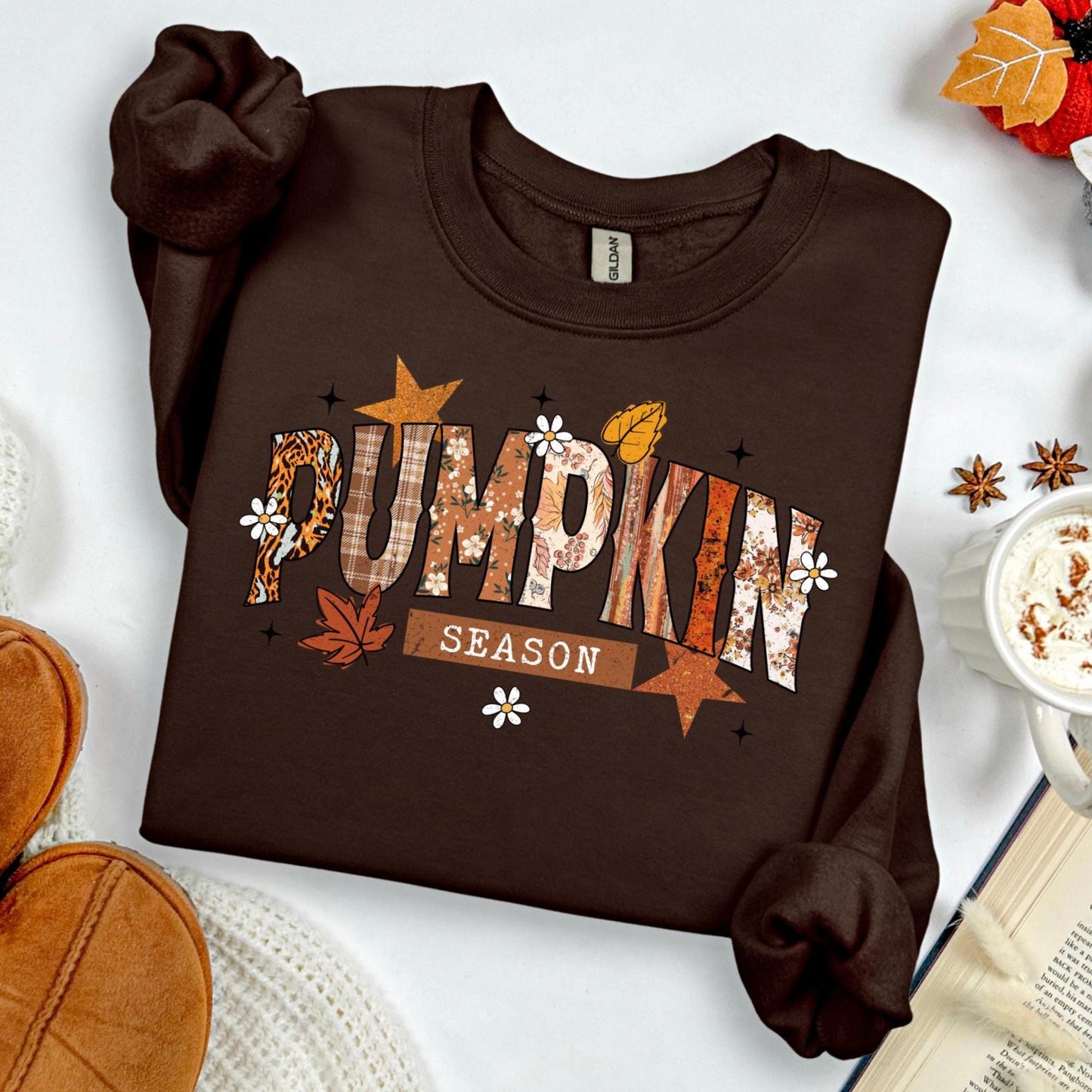 Pumpkin Season Sweatshirt, Fall Pumpkin Sweater, Autumn
