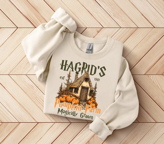 Hagrid’s Pumpkin Patch Sweatshirt, Fall Sweatshirt, Pumpkin