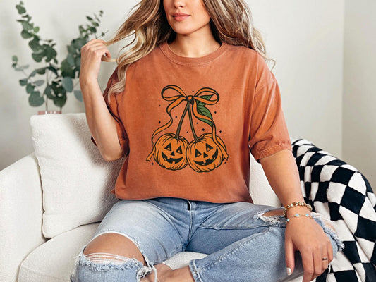 Croquette Pumpkin Graphic | Halloween Shirt for Pumpkin Lovers |