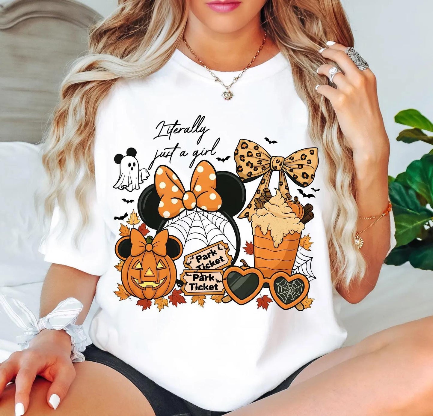 Comfort Colors® Literally Just A Girl Disney Shirt, Disney Trip