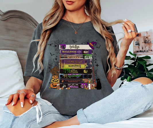 Comfort Colors® Halloween VHS Movies Shirt,Hocus Pocus Shirt,