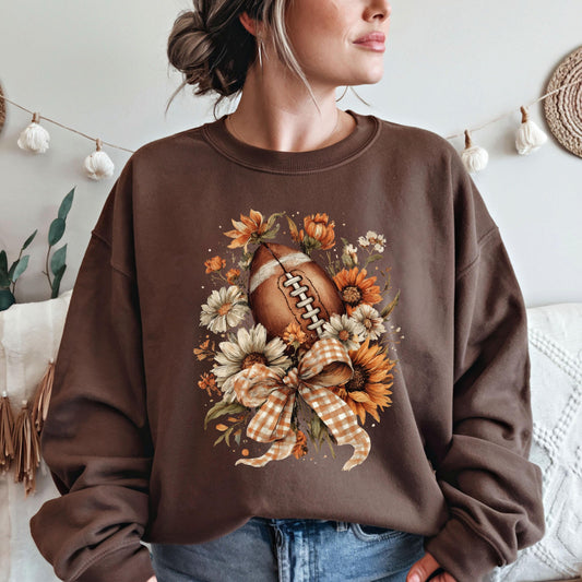 Football Mama Sweatshirt | Fall Pullover for Women | Floral
