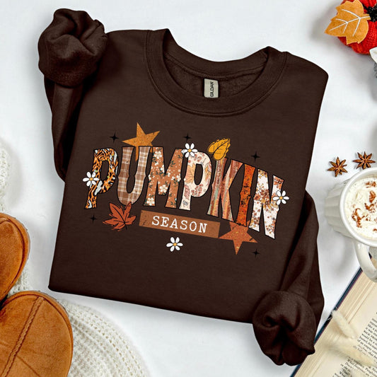 Pumpkin Season Sweatshirt, Fall Pumpkin Sweater, Autumn