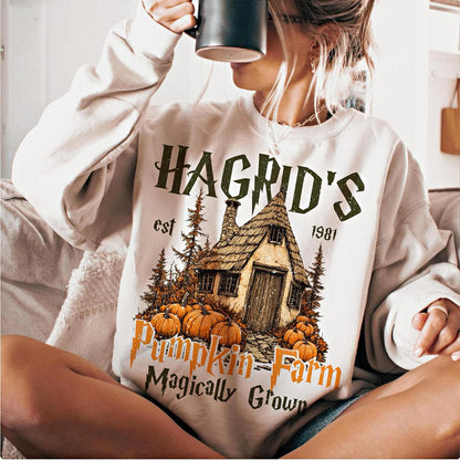 Hagrid’s Pumpkin Patch Sweatshirt, Fall Sweatshirt, Pumpkin