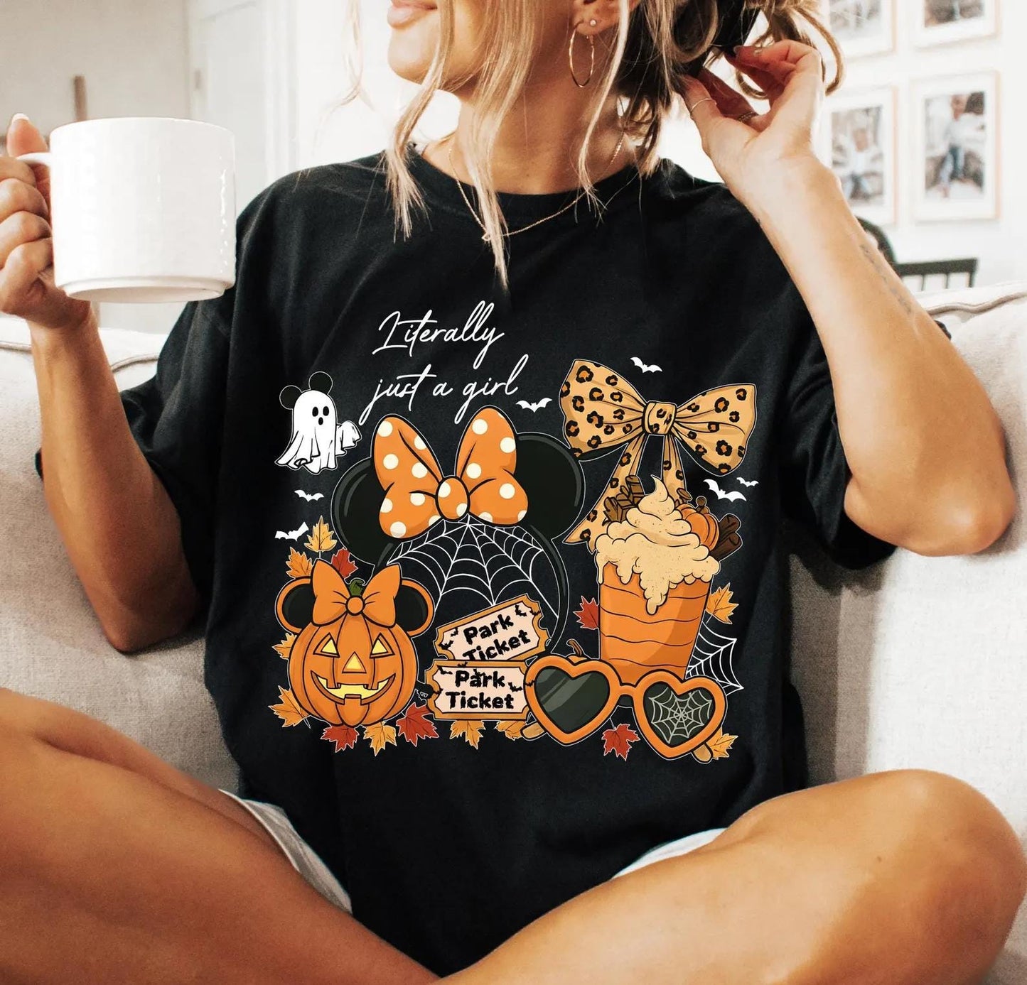 Comfort Colors® Literally Just A Girl Disney Shirt, Disney Trip