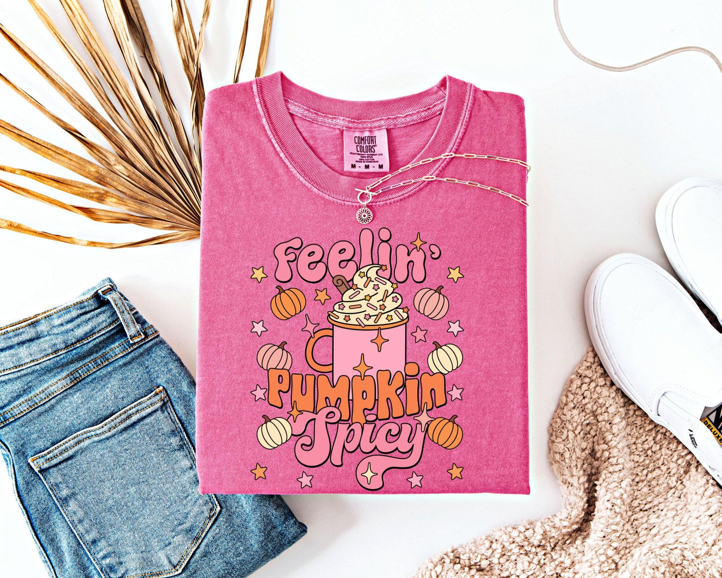Comfort Colors® Feeling Pumpkin Spicy Shirt, Funny Fall Shirt,