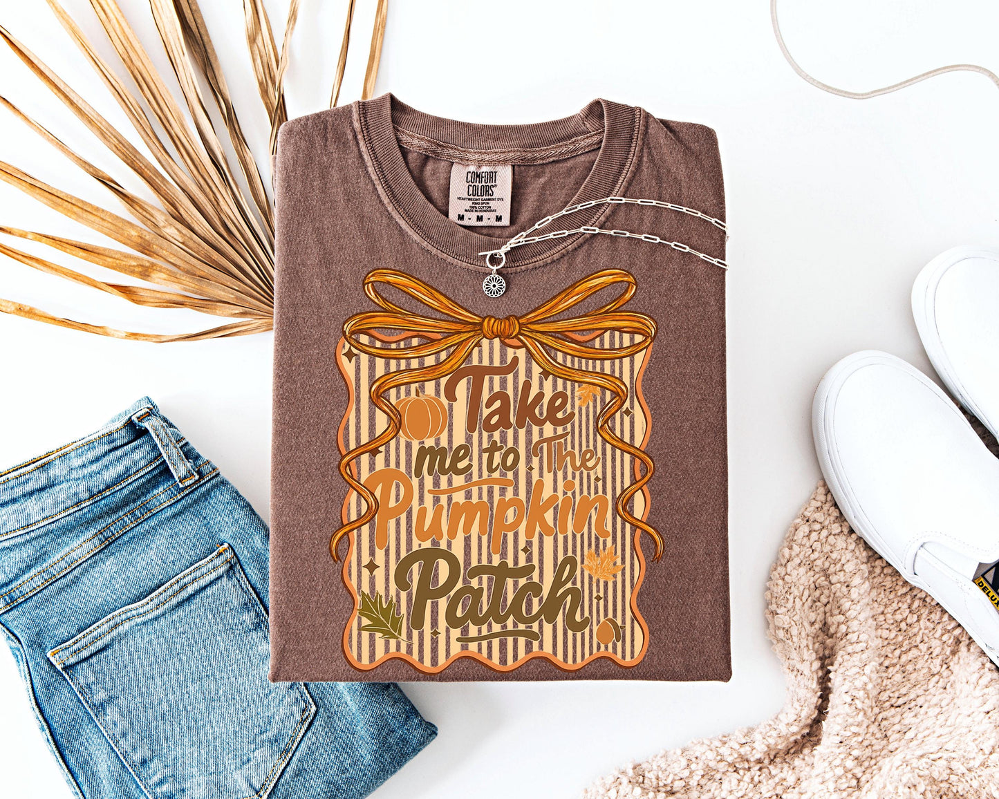 Take Me to the Pumpkin Patch Shirt, Comfort Colors Fall Graphic