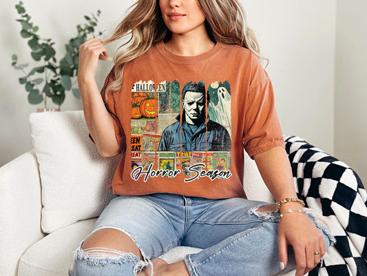 Slasher Horror Icon Shirt, Michael Myers Graphic , Halloween