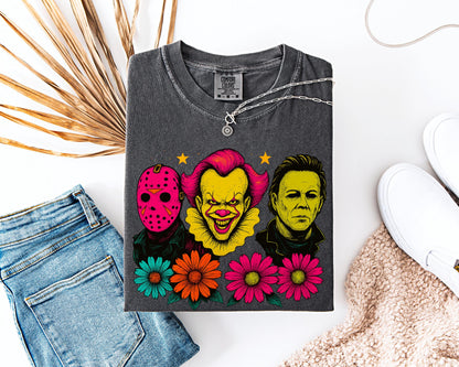 Jason Pennywise Michael Myers Shirt | Horror Movie Character