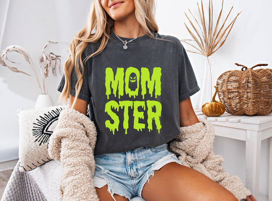 Momster Shirt, Funny Halloween Mom , Spooky Season Comfort