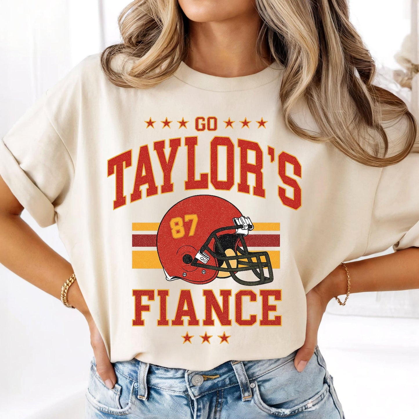 Go Taylor’s Fiancé Shirt, Funny Football Game Day , Kelce 87