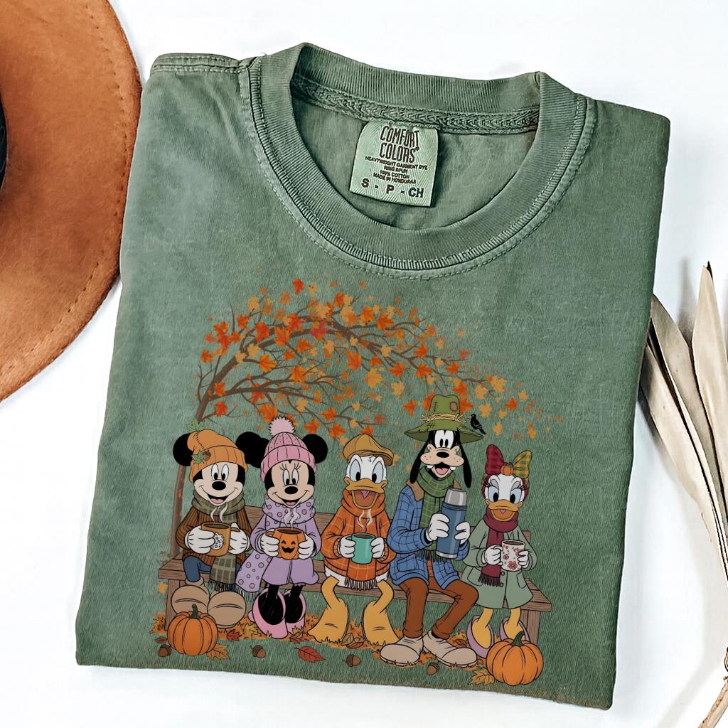 Disney Fall Coffee Shirt, Comfort Colors Autumn , Cute Disney