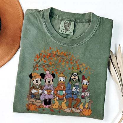 Disney Fall Coffee Shirt, Comfort Colors Autumn , Cute Disney