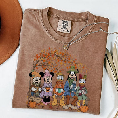 Disney Fall Coffee Shirt, Comfort Colors Autumn , Cute Disney