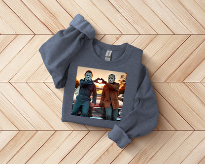 Horror Movie Characters Sweatshirt, 90s Scary Movie Shirt,