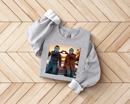 Horror Movie Characters Sweatshirt, 90s Scary Movie Shirt,