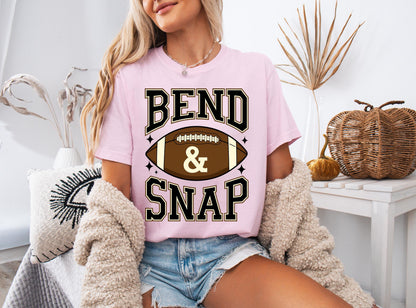 Bend and Snap Football Shirt, Women’s Funny Game Day , Football