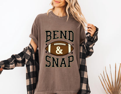 Bend and Snap Football Shirt, Women’s Funny Game Day , Football