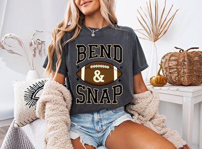 Bend and Snap Football Shirt, Women’s Funny Game Day , Football