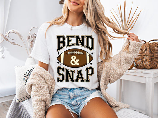 Bend and Snap Football Shirt, Women’s Funny Game Day , Football