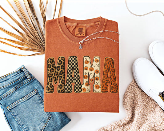 Mama Halloween Shirt, Cute Fall Mom , Spooky Season Comfort