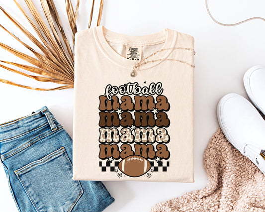 Football Mama Shirt, Cute Game Day Mom , Comfort Colors Football