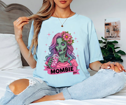 Mombie Halloween Shirt, Funny Zombie Mom , Spooky Season Comfort