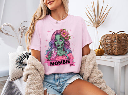 Mombie Halloween Shirt, Funny Zombie Mom , Spooky Season Comfort