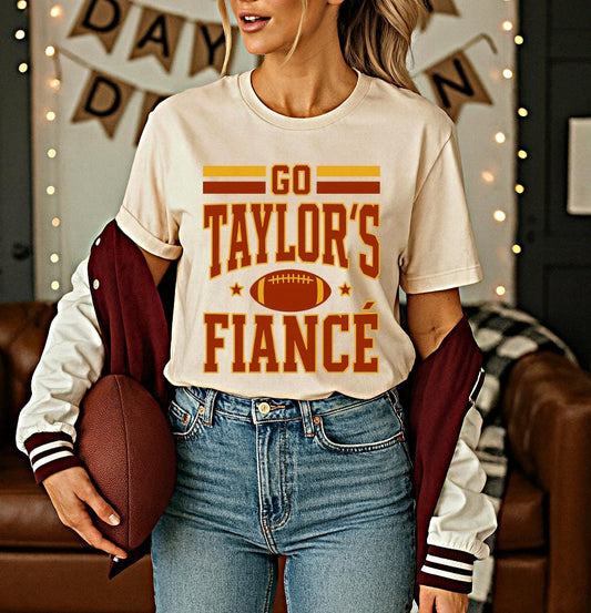 Go Taylors Fiance Shirt, Number 87, Tayvis, Taylor and Travis